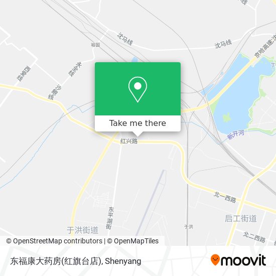 东福康大药房(红旗台店) map