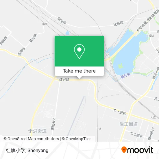 红旗小学 map