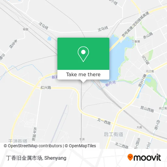 丁香旧金属市场 map