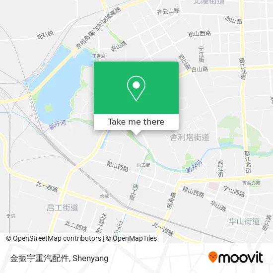 金振宇重汽配件 map