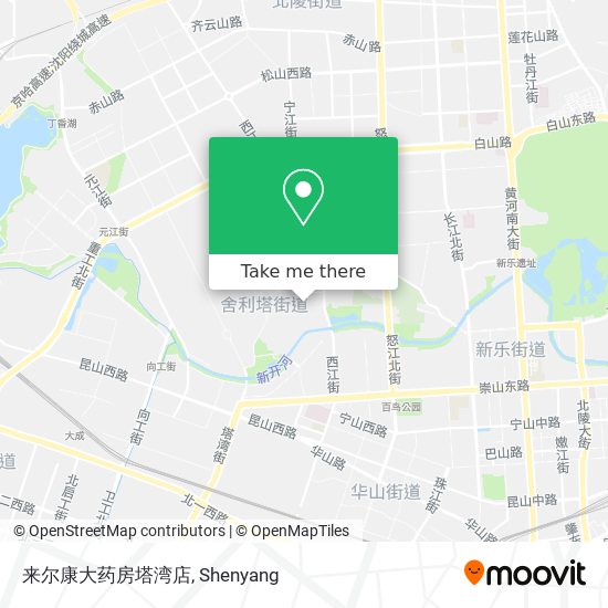 来尔康大药房塔湾店 map