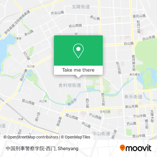 中国刑事警察学院-西门 map