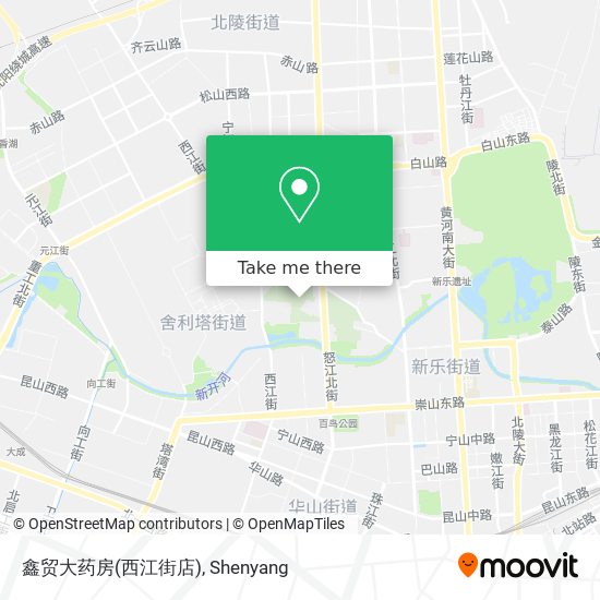 鑫贸大药房(西江街店) map