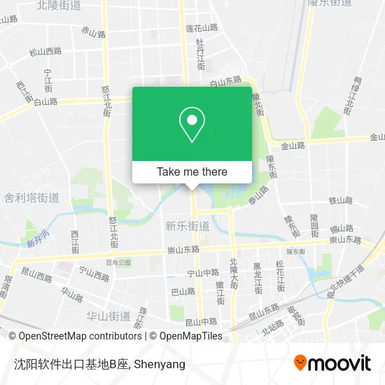 沈阳软件出口基地B座 map