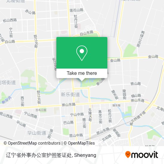 辽宁省外事办公室护照签证处 map