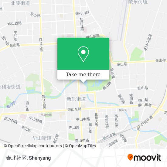 泰北社区 map
