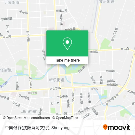 中国银行(沈阳黄河支行) map