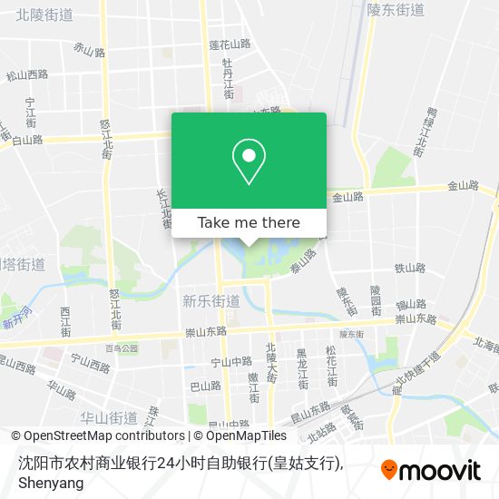 沈阳市农村商业银行24小时自助银行(皇姑支行) map