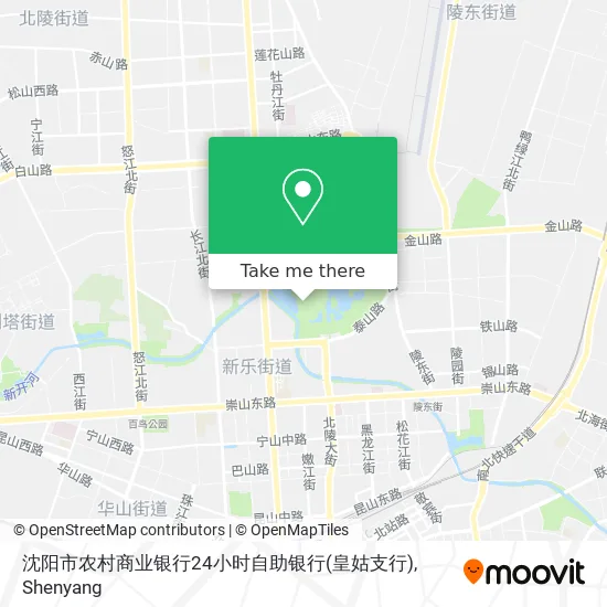 沈阳市农村商业银行24小时自助银行(皇姑支行) map