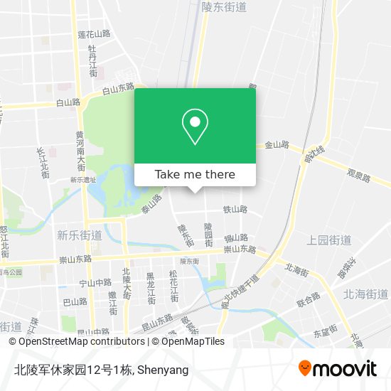 北陵军休家园12号1栋 map