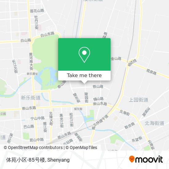 体苑小区-85号楼 map