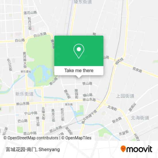 富城花园-南门 map
