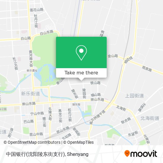 中国银行(沈阳陵东街支行) map