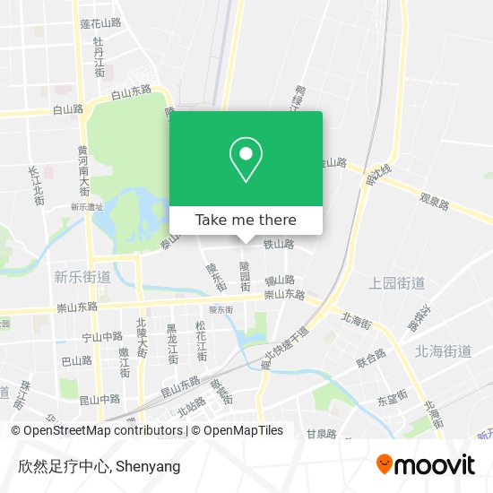 欣然足疗中心 map