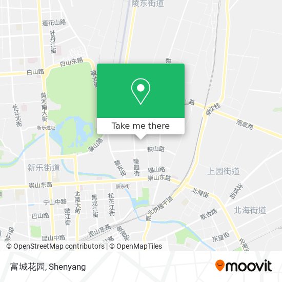 富城花园 map