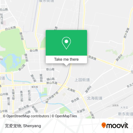 宽爱宠物 map