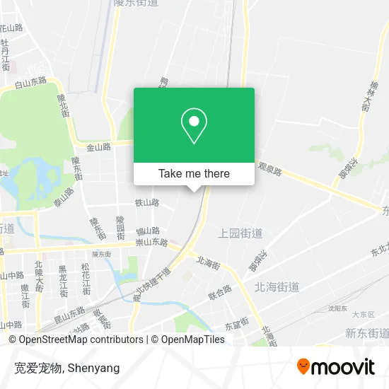 宽爱宠物 map