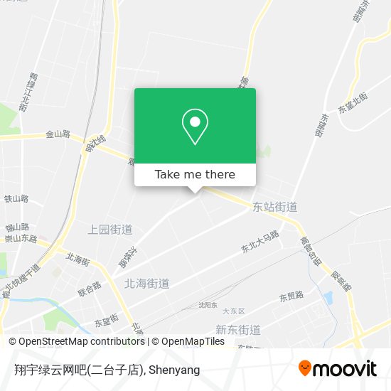 翔宇绿云网吧(二台子店) map
