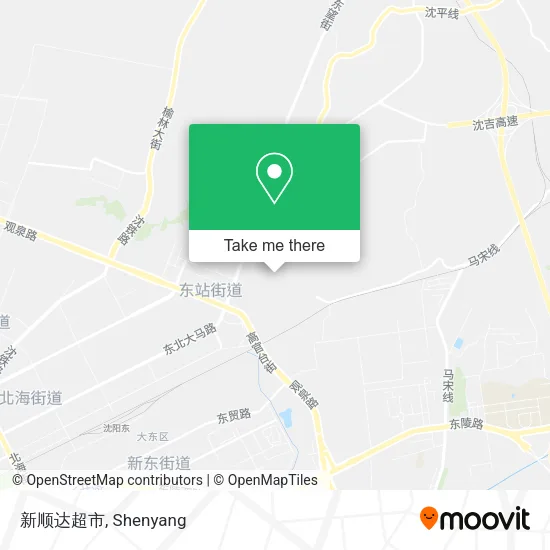 新顺达超市 map