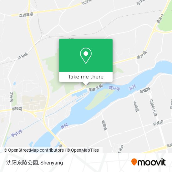 沈阳东陵公园 map