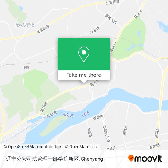 辽宁公安司法管理干部学院新区 map