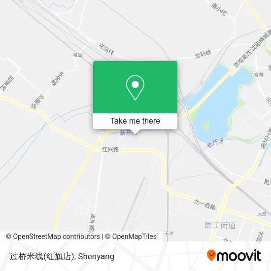 过桥米线(红旗店) map