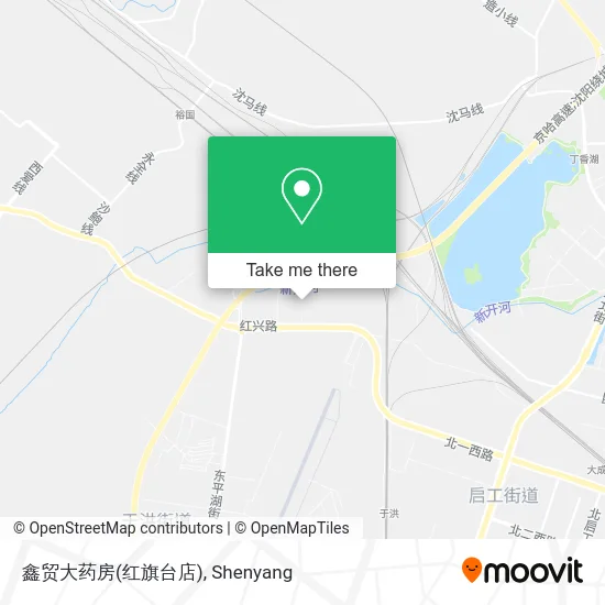 鑫贸大药房(红旗台店) map