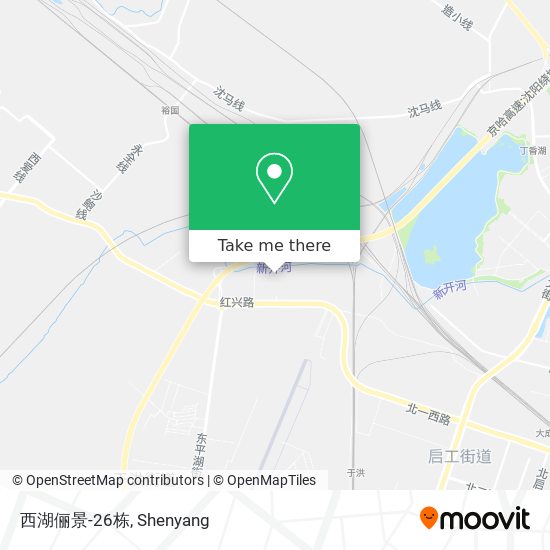 西湖俪景-26栋 map