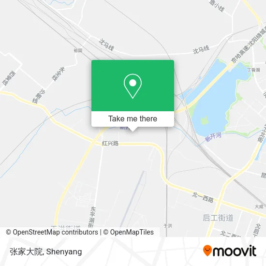 张家大院 map