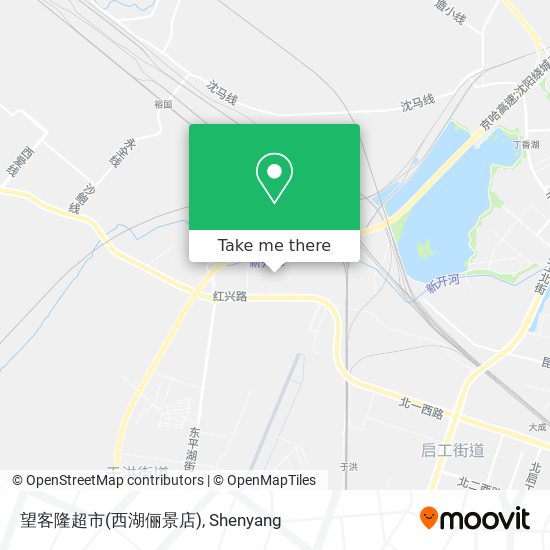 望客隆超市(西湖俪景店) map