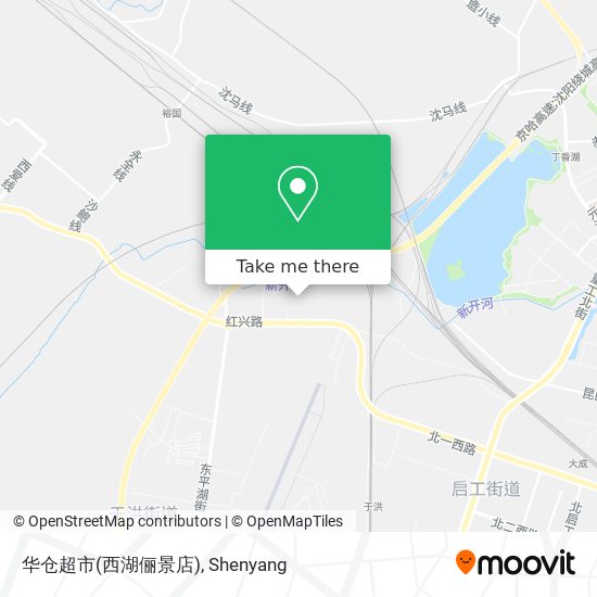 华仓超市(西湖俪景店) map