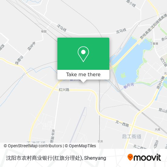 沈阳市农村商业银行(红旗分理处) map