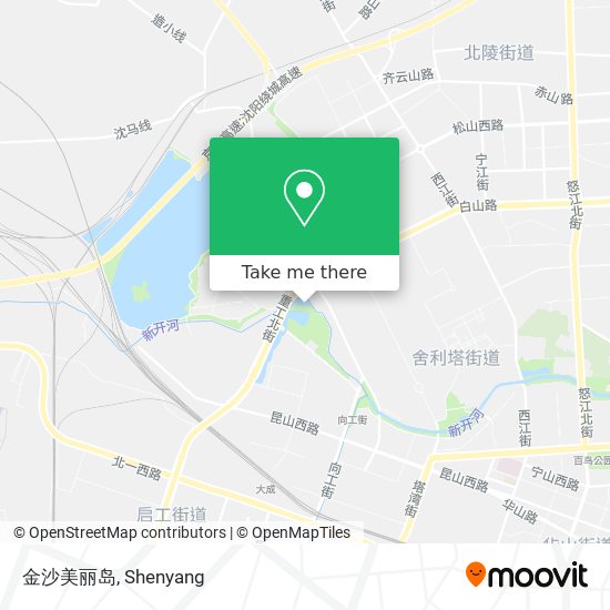 金沙美丽岛 map