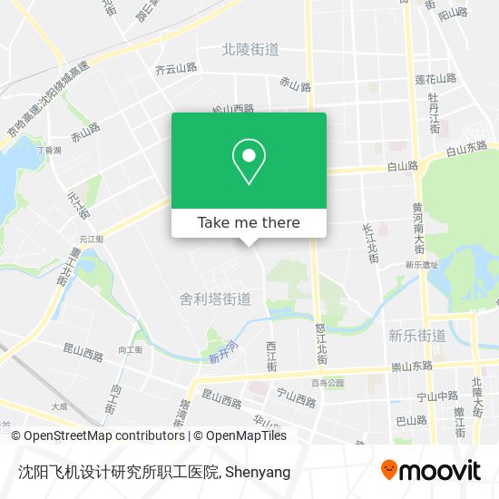 沈阳飞机设计研究所职工医院 map