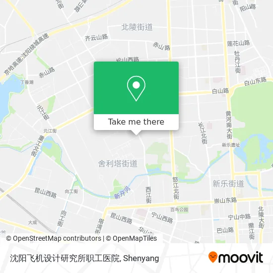 沈阳飞机设计研究所职工医院 map