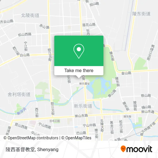 陵西基督教堂 map