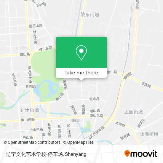 辽宁文化艺术学校-停车场 map