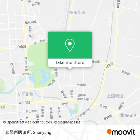 嘉麟西医诊所 map