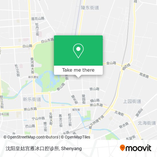 沈阳皇姑宫雁冰口腔诊所 map