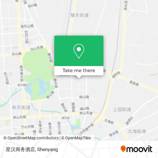 星汉商务酒店 map