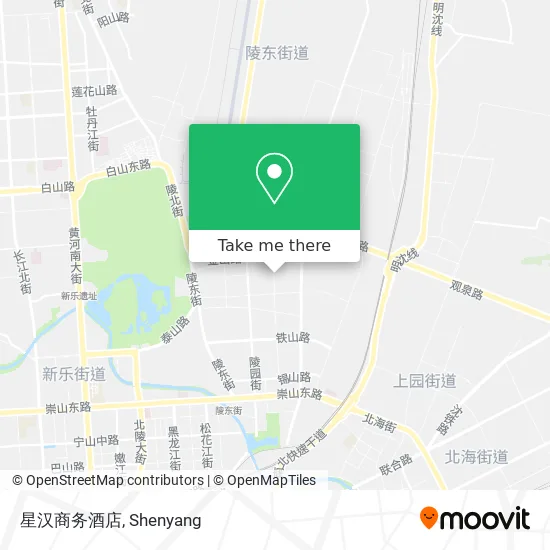星汉商务酒店 map