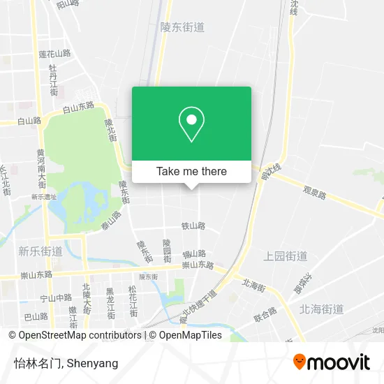 怡林名门 map