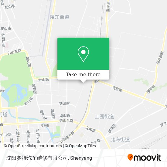 沈阳赛特汽车维修有限公司 map