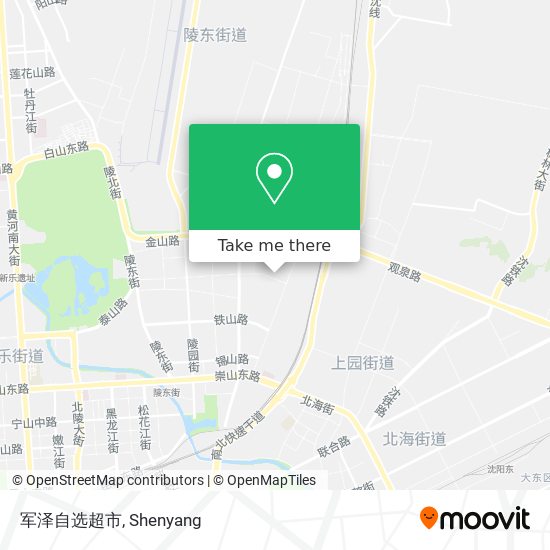 军泽自选超市 map