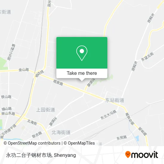 永功二台子钢材市场 map