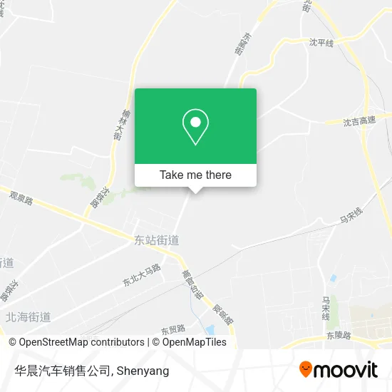 华晨汽车销售公司 map