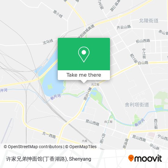 许家兄弟抻面馆(丁香湖路) map