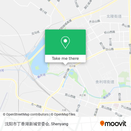 沈阳市丁香湖新城管委会 map