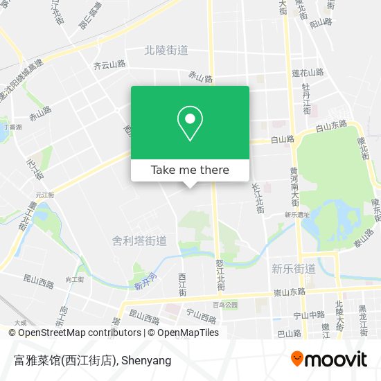 富雅菜馆(西江街店) map