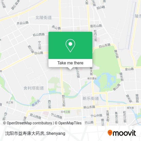 沈阳市益寿康大药房 map